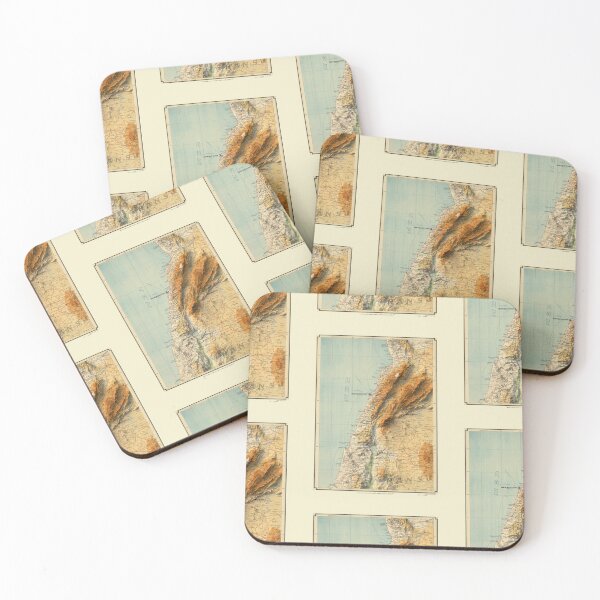 Item preview, 1931 Lebanon Shaded Relief 3D Map digitally-rendered designed and sold by ThinkAboutMaps.