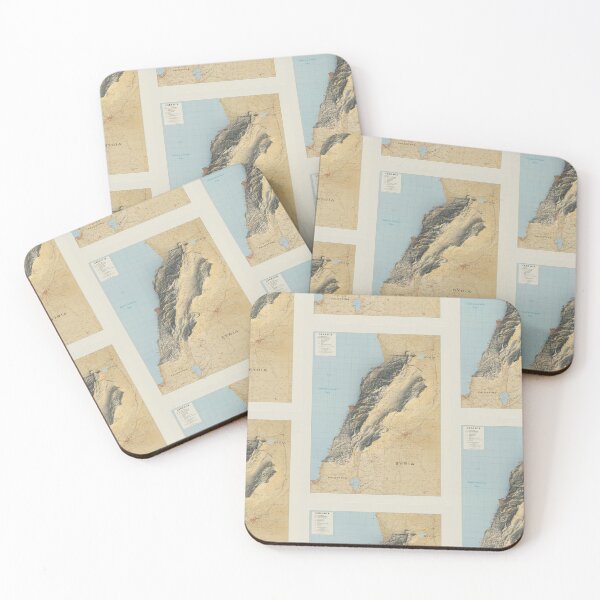 Item preview, 1983 Lebanon Shaded Relief 3D Map digitally-rendered designed and sold by ThinkAboutMaps.