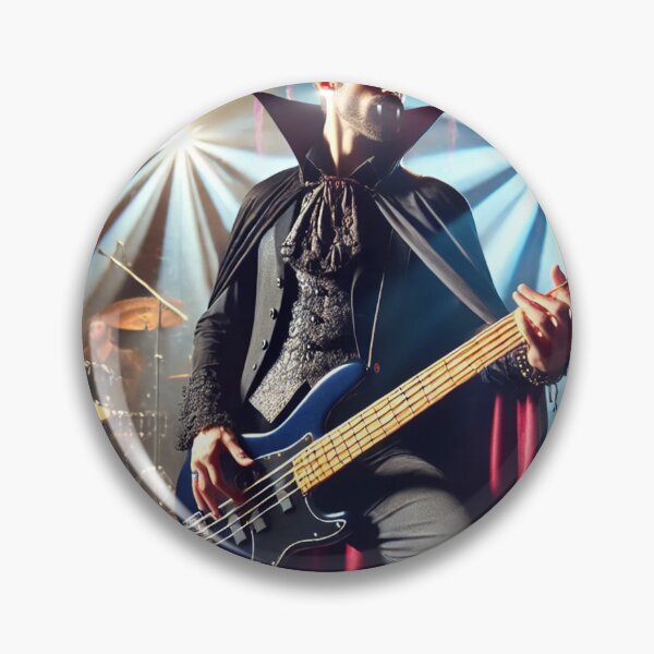 Item preview, Dracula Rocks: Halloween Bass Performance designed and sold by MySheetMusicArt.