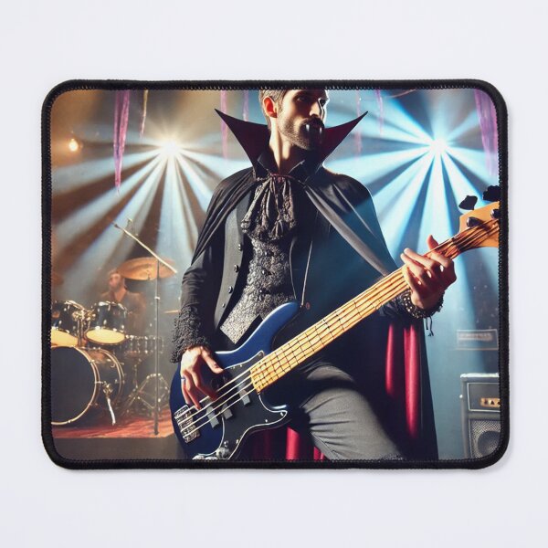 Item preview, Dracula Rocks: Halloween Bass Performance designed and sold by MySheetMusicArt.