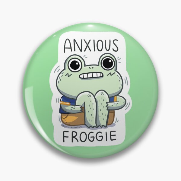 Item preview, Anxious Froggie designed and sold by GramsIllustrate.