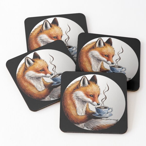 Item preview, Fox Coffee Lover! designed and sold by AlinaSCorner.