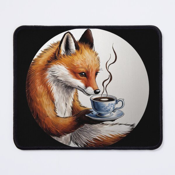 Item preview, Fox Coffee Lover! designed and sold by AlinaSCorner.