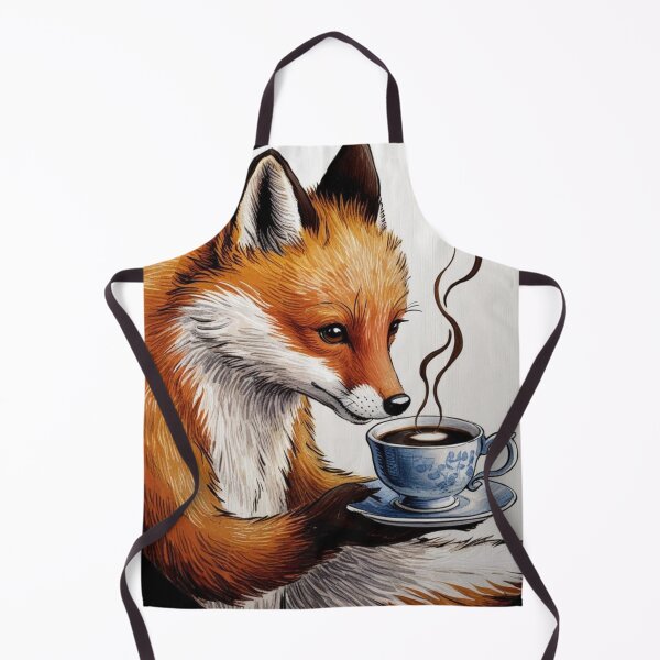 Item preview, Fox Coffee Lover! designed and sold by AlinaSCorner.