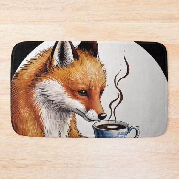 Item preview, Fox Coffee Lover! designed and sold by AlinaSCorner.
