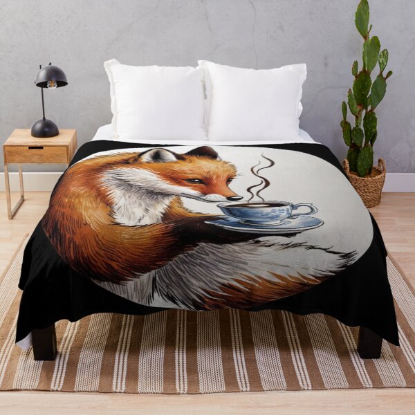 Item preview, Fox Coffee Lover! designed and sold by AlinaSCorner.