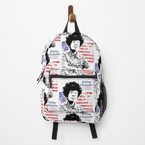 Item preview, Shirley Chisholm For President with American Flag designed and sold by Alpha Brolic.