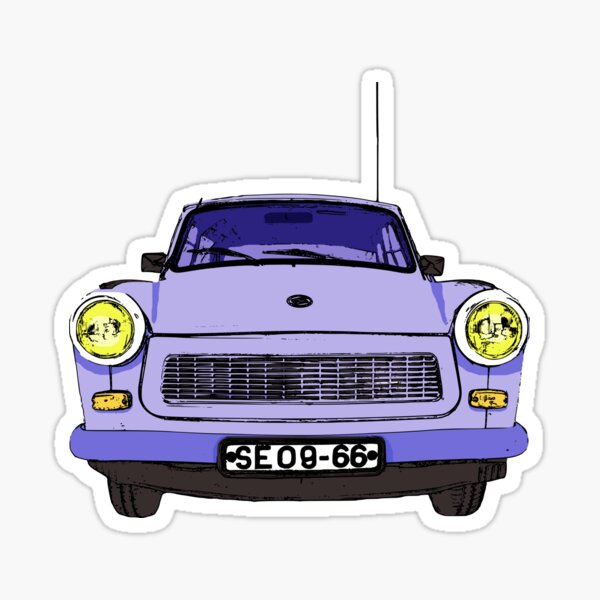 Trabant in Blue Sticker