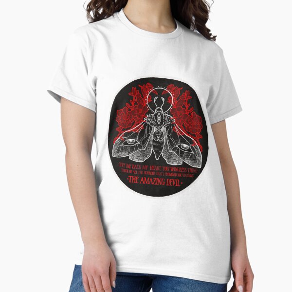 Item preview, The Amazing Devil - The Horror and the Wild Lyrics designed and sold by RemmieLeeArt.