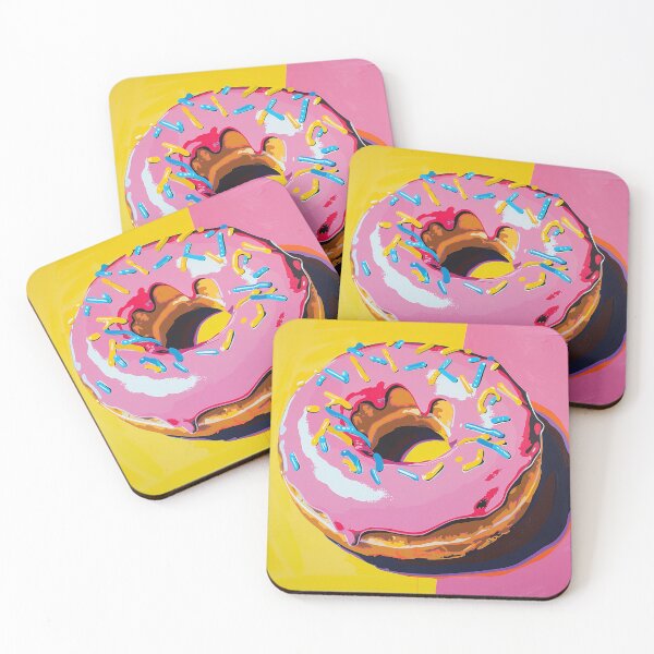 Item preview, Iced Donut Pop Art 19 designed and sold by AstroRisq.