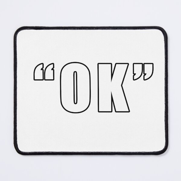 Item preview, "Ok" air quites designed and sold by Blue Evans.