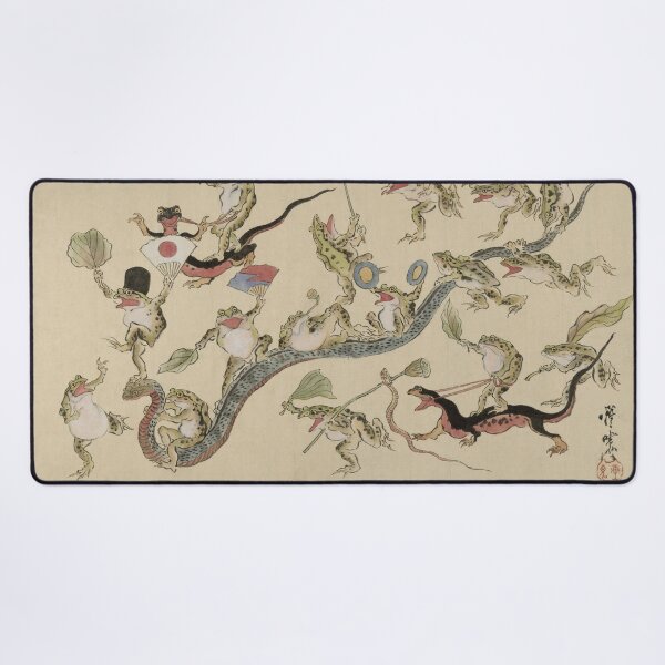 Item preview,  Kawanabe Kyosai - Frogs triumphing over snakes designed and sold by Onodera.