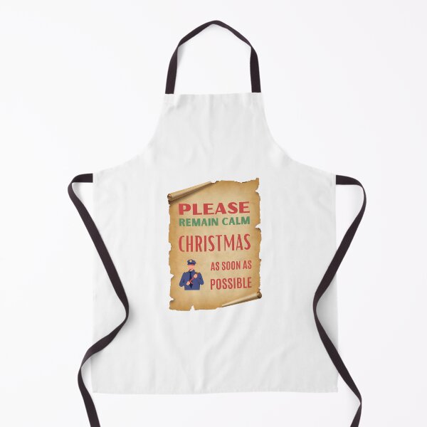 Item preview, Please Remain Calm Christmas As Soon As Possible designed and sold by Rybczynskiworks.