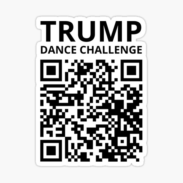 Item preview, Trump QR Code, Trump Dance Challenge, Scan for Dancing Trump YMCA Video, Funny Political Crewneck, QR code, Trump lover gift, Trump dancing 2024, President trump 2024,Trump election, Trump funny dance designed and sold by FlexiPrints.