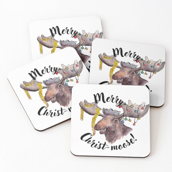 Item preview, Merry Christ-moose! designed and sold by clgcreativearts.