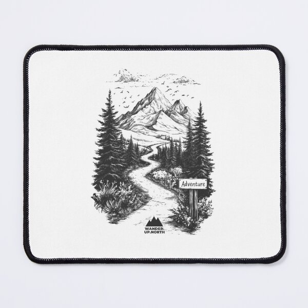 Item preview, Journey Begins - Minimalist Adventure Design | Outdoor Adventure Series designed and sold by WanderUpNorth.