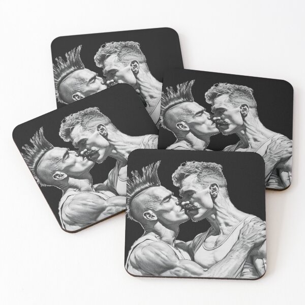 Item preview, His Kiss Daddy Gay Pride Graphic Design designed and sold by ItsAKinkThing.