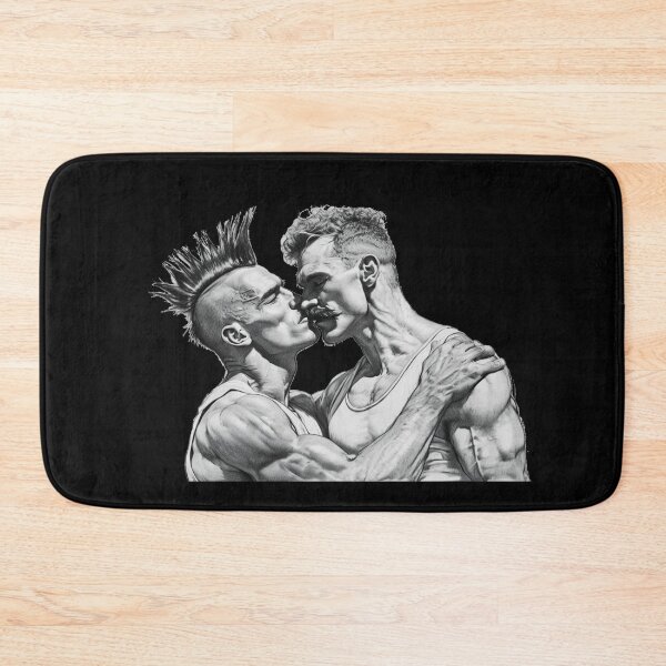 Item preview, His Kiss Daddy Gay Pride Graphic Design designed and sold by ItsAKinkThing.