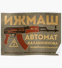 AK-47 (Grey) Poster