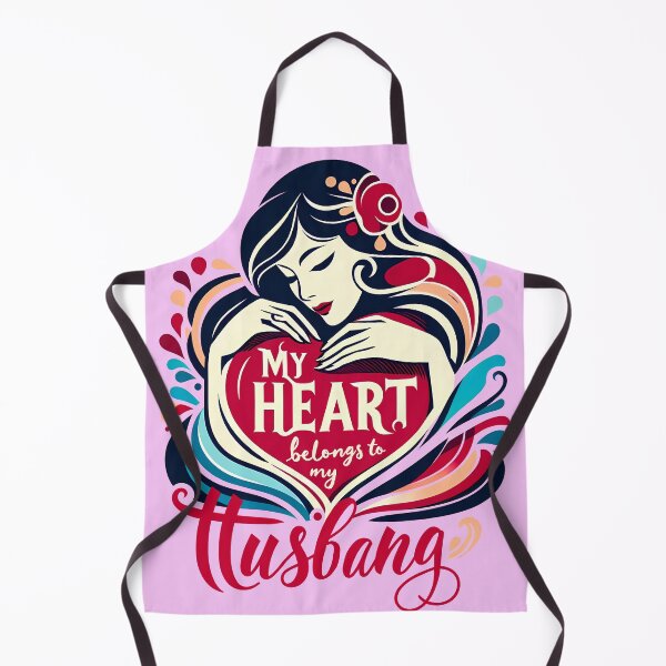 Item preview, My heart belongs to my husband, typography designed and sold by maxmaj.