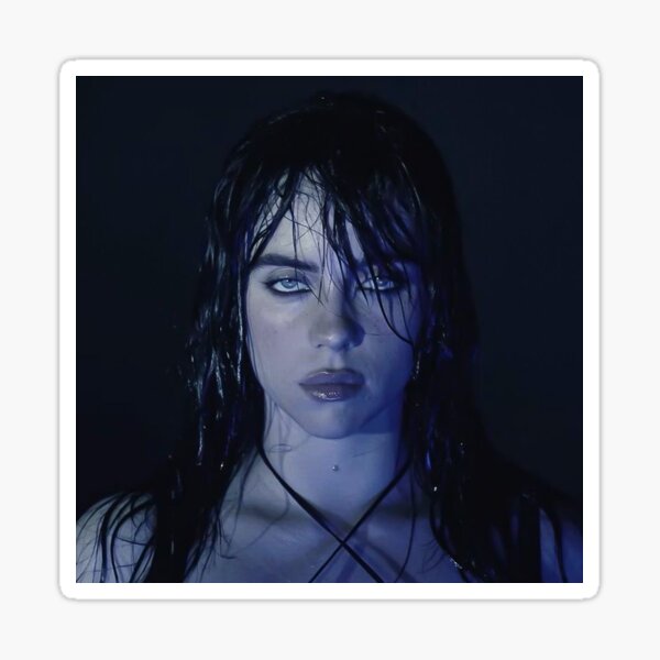 Item preview, Billie Eilish Sticker  designed and sold by Gia Exists.