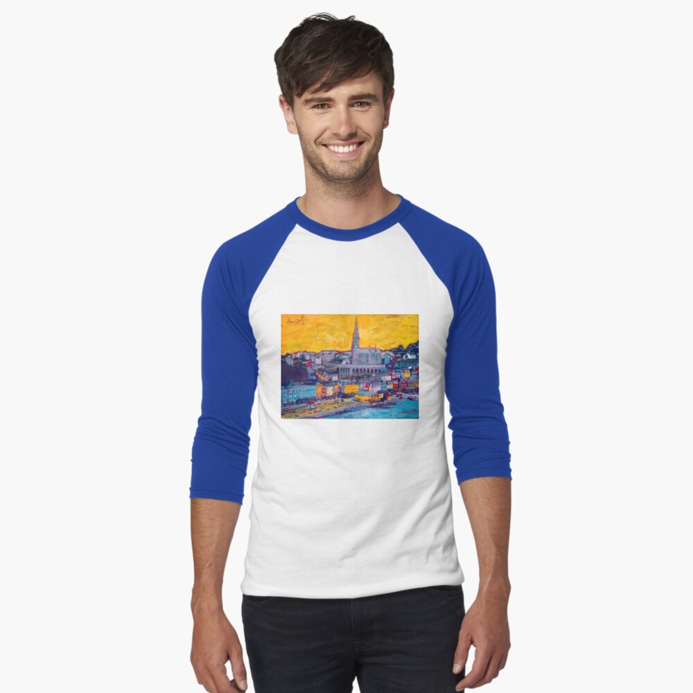 Item preview, Baseball ¾ Sleeve T-Shirt designed and sold by eolai.