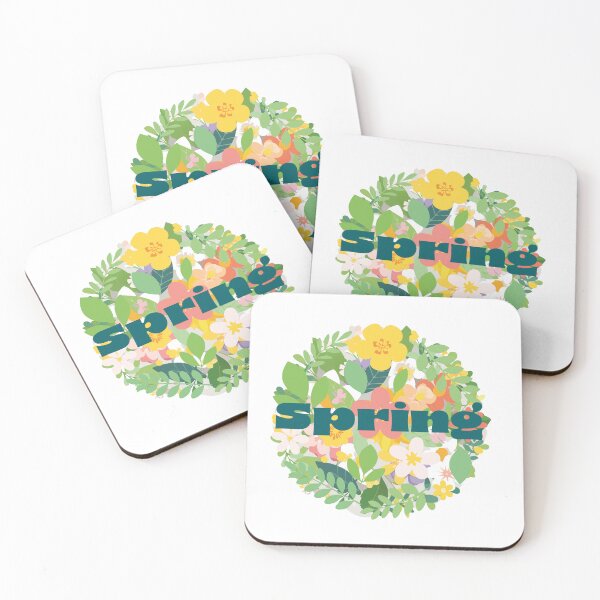 Item preview, Spring Floral Circle - Elegant Flower & Leaf Design for Nature Lovers designed and sold by Wunsh.