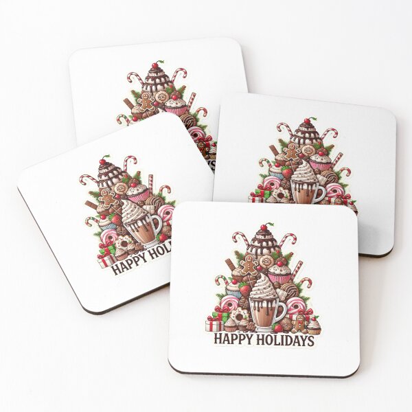 Item preview, Happy Holidays Hot Chocolate Tree designed and sold by DEEPDesignsART.