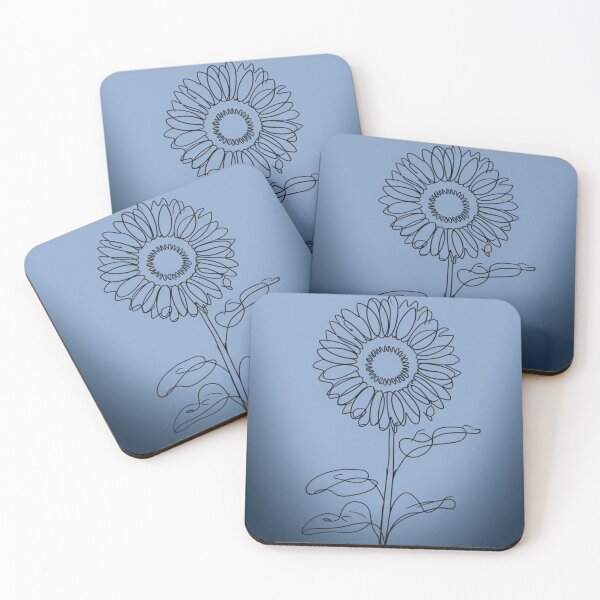 Item preview, minimalistic sunflower designed and sold by melissabeta.