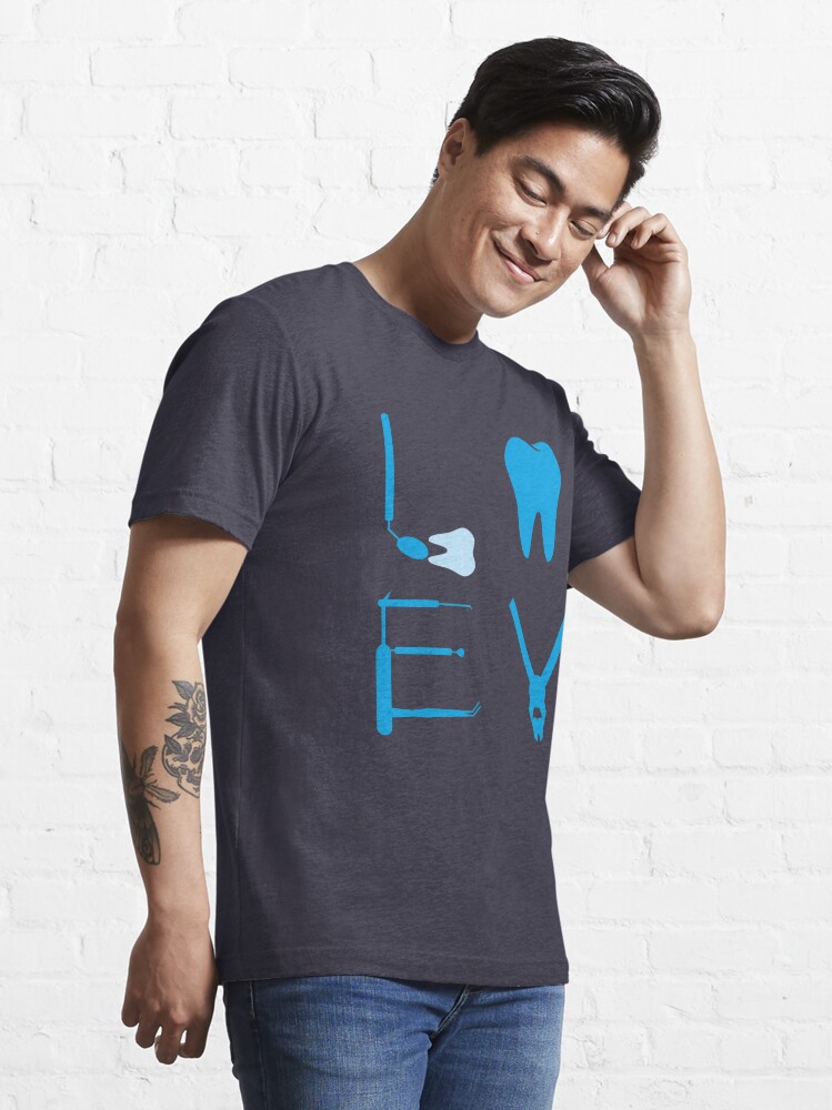 Alternate view of Dentist Love - Funny Dentist Gift Essential T-Shirt