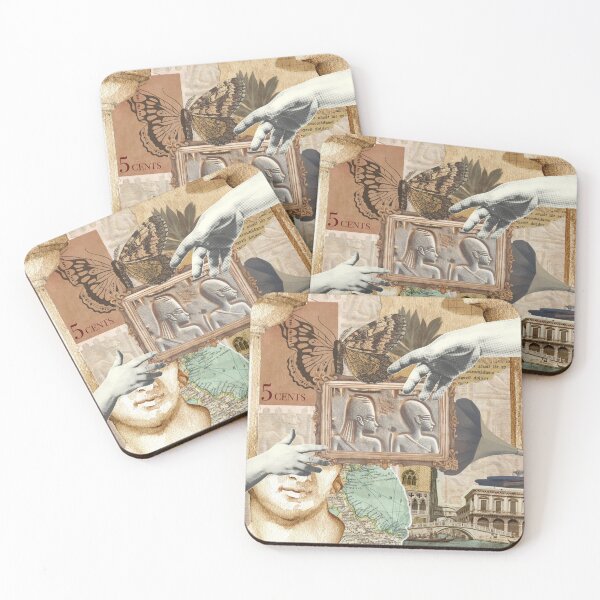 Item preview, "The Museum" Collage designed and sold by Feather n'  Ink.