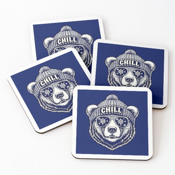 Item preview, Chill Bear - Edgy Art Print designed and sold by Earth Nature Creations.