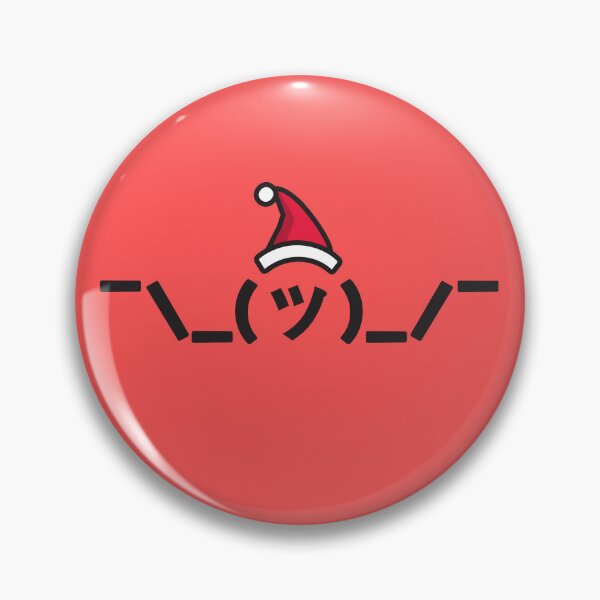 Item preview, Ascii Shrug Guy Kaomoji Character - Xmas Edition designed and sold by Allmanac.