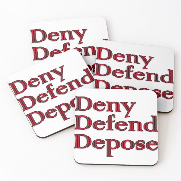 Item preview, Deny Defend Depose designed and sold by MrsKittythulhu.