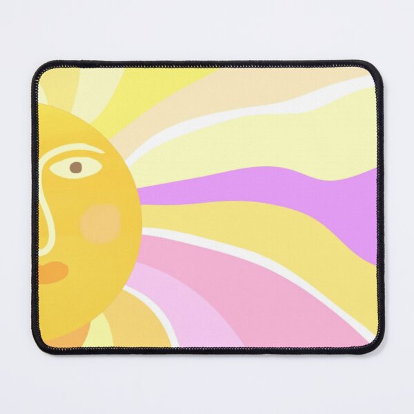 Item preview, Colorful Abstract Sunrise With Vibrant Yellow and Pink Waves designed and sold by Beautiful art store.
