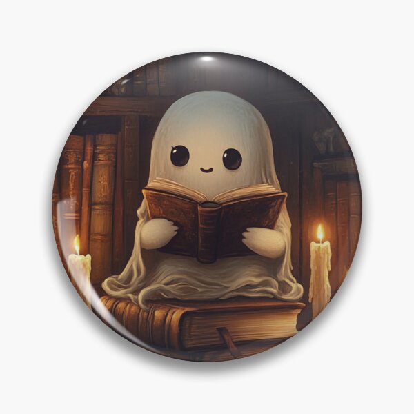 Item preview, Cute Ghost Reading designed and sold by TheCapulet.