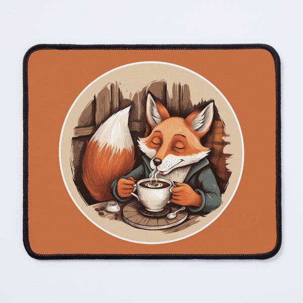 Item preview, Flamboyant Fox - Coffee Lover! designed and sold by AlinaSCorner.