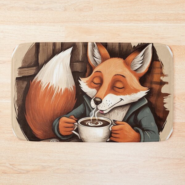 Item preview, Flamboyant Fox - Coffee Lover! designed and sold by AlinaSCorner.