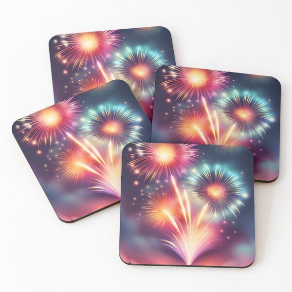 Item preview, Sparkling and colorful firework celebration designed and sold by Purr95.