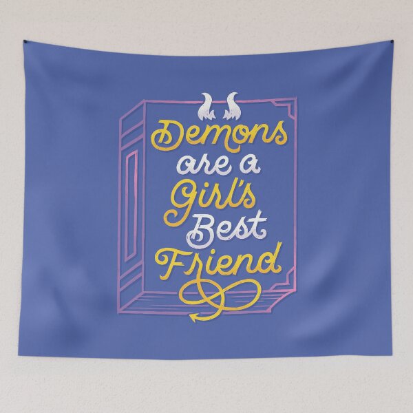Item preview, Demons Are A Girl's Best Friend designed and sold by polliadesign.