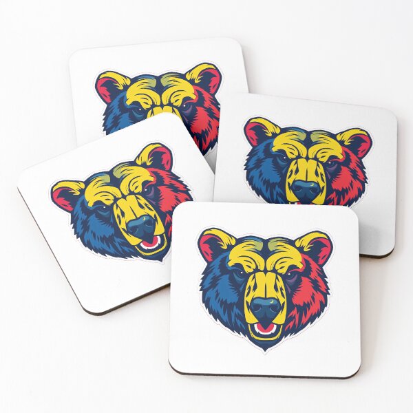 Item preview, Romanian Flag Bear Head Logo designed and sold by alexsk123.