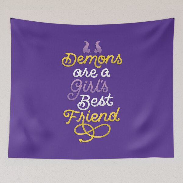 Item preview, Demons Are A Girl's Best Friend designed and sold by polliadesign.