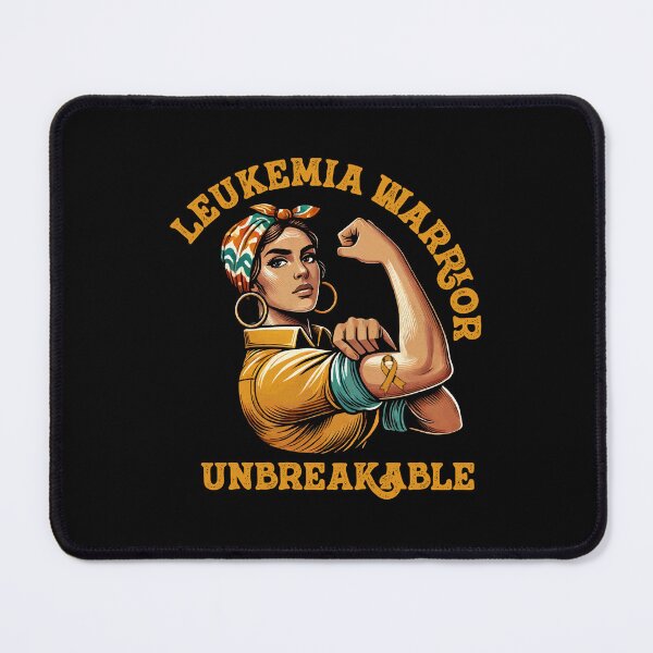 Item preview, Retro Leukemia Warrior Unbreakable Strong Mama Ribbon Fighter designed and sold by TeeByDesignsCo®.