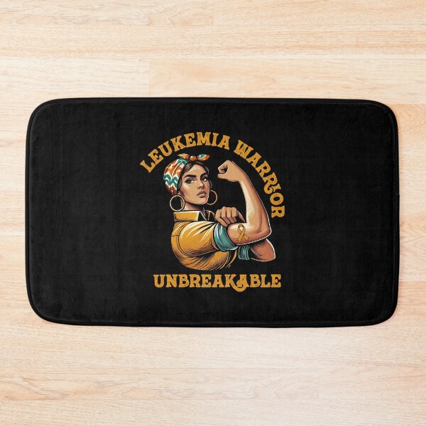 Item preview, Retro Leukemia Warrior Unbreakable Strong Mama Ribbon Fighter  designed and sold by TeeByDesignsCo®.
