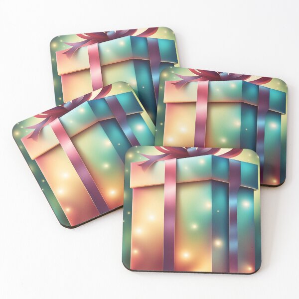 Item preview, Big giftbox in green lights designed and sold by Purr95.