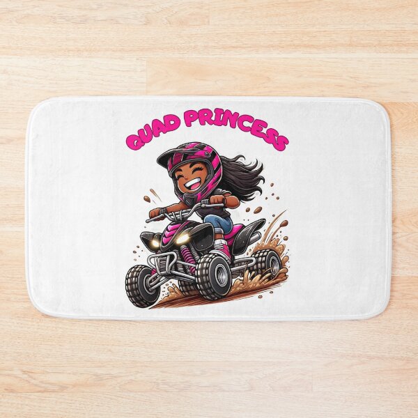 Item preview, Quad Princess Black African American Off Road Girl designed and sold by BobHan.