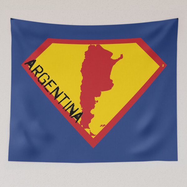 Item preview, ARGENTINA Spell Out - Freedom Is The Superpower - SUPERHERO design designed and sold by pelagio.