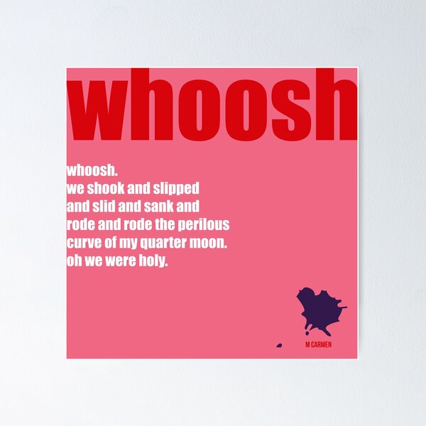 Item preview, Whoosh designed and sold by MAGDALENE CARMEN.