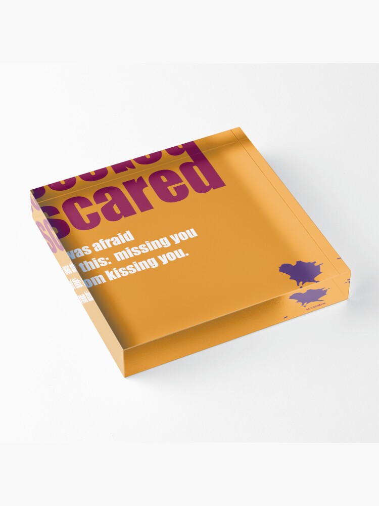 Thumbnail 3 of 5, Acrylic Block, Scared designed and sold by MCANTO.