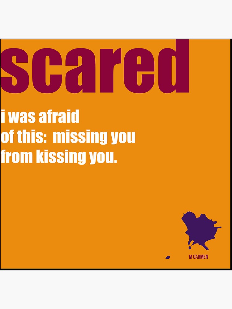 Thumbnail 5 of 5, Acrylic Block, Scared designed and sold by MCANTO.